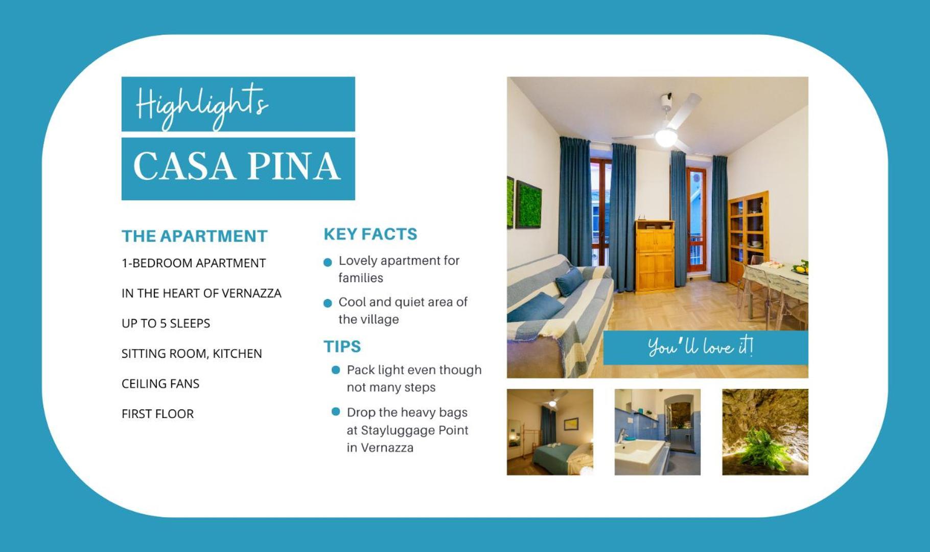 Casa Pina Quiet Apartment Vernazza Exterior foto